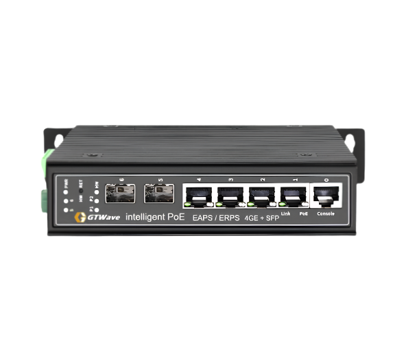 Switch công nghiệp 4 PoE + 2 SFP Hàn Quốc